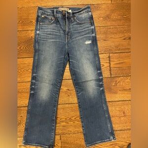 Stylish Distressed Blue Jeans